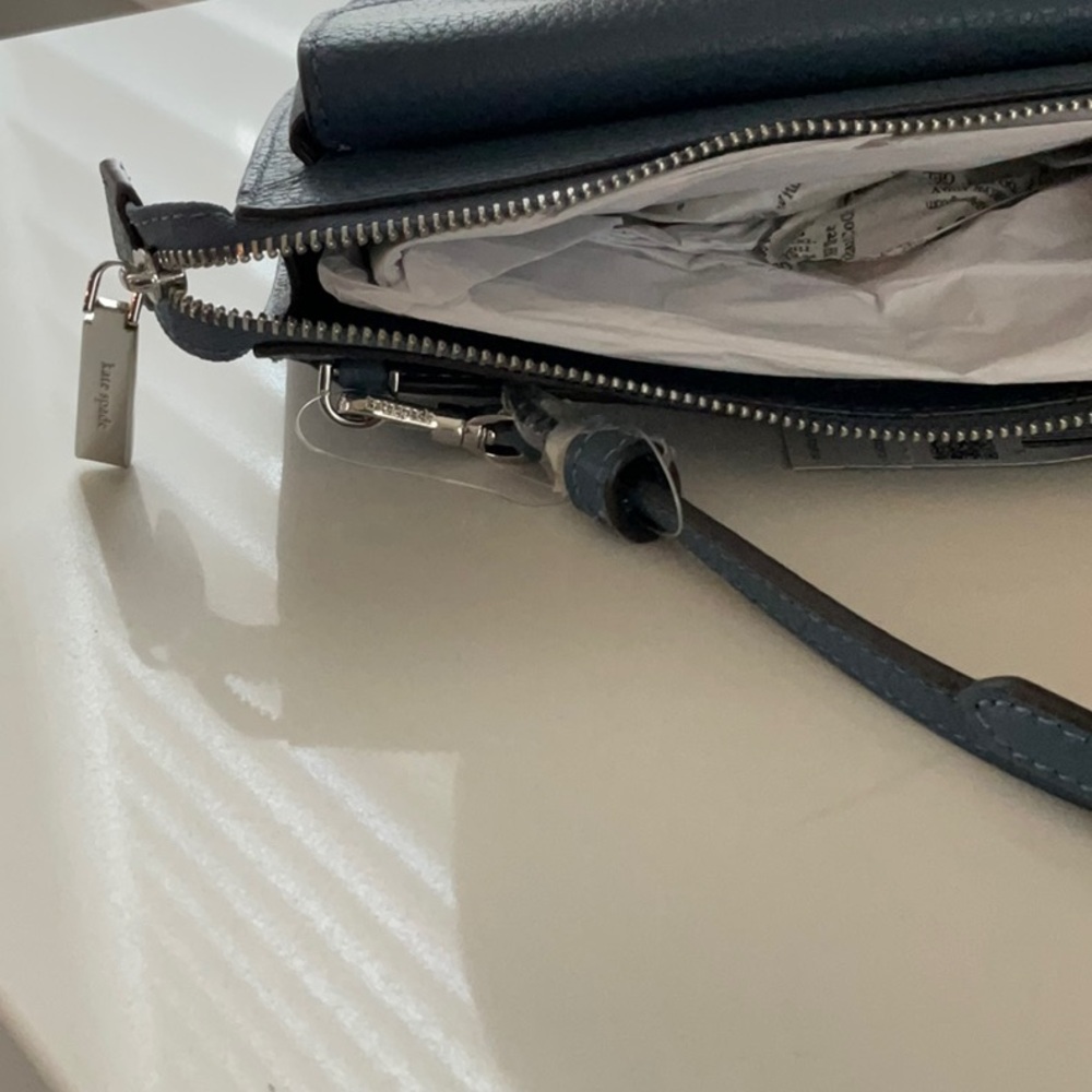 Kate Spade light blue leather crossbody bag - Picture 5 of 14